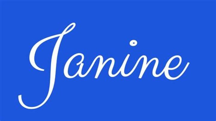 How to spell janine